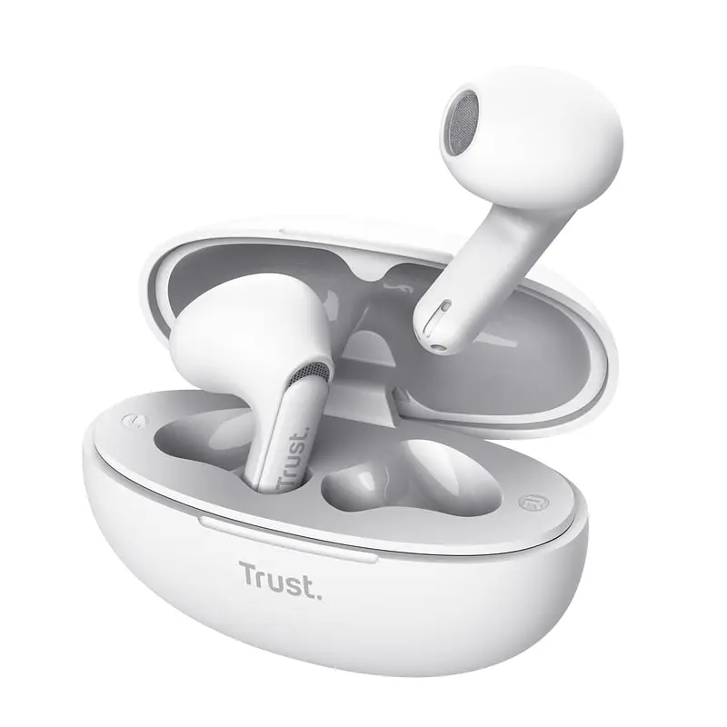 Навушники Trust TWS Yavi Earphones BT 5.3 ENC SBC Mic Білий (25173_Trust) - фото 6