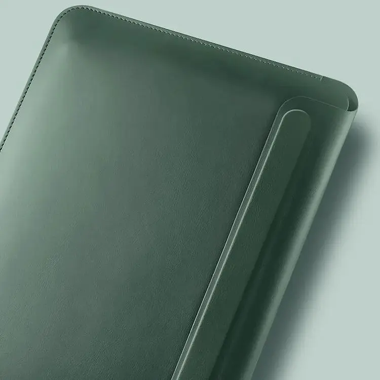Чехол-сумка BeCover ECO Leather для MacBook 12" Dark Green (709690) - фото 4