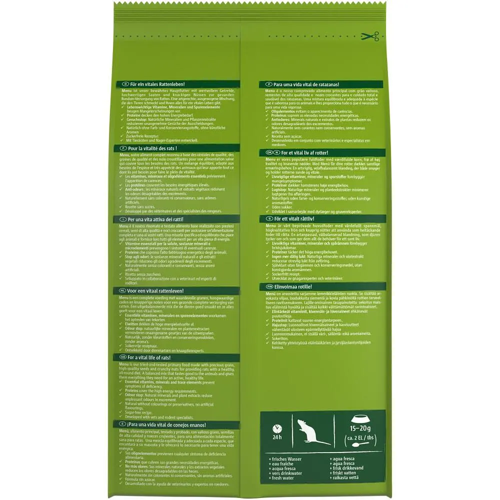 Корм Vitakraft Premium Menu Vital для крыс 800 г - фото 4