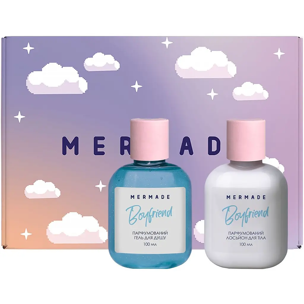 Парфумований набір для тіла Mermade Boyfriend, гель для душу, 100 мл + лосьйон для тіла, 100 мл - фото 2