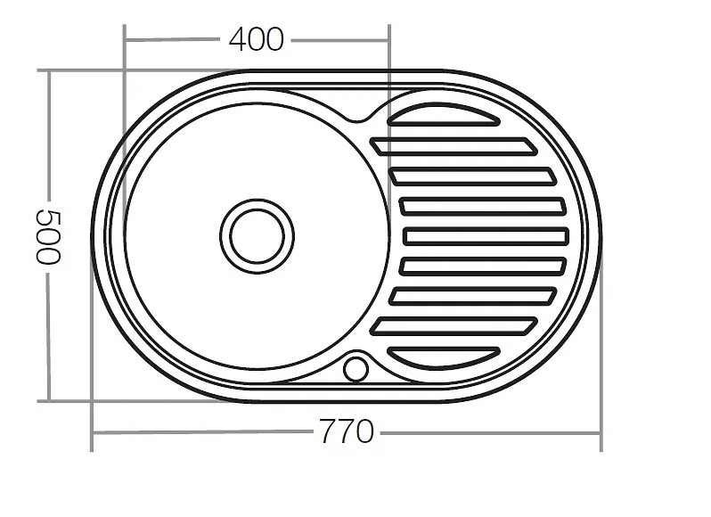 Мийка кухонна ZERIX Z7750-08-180D decor (ZX1597) - фото 2