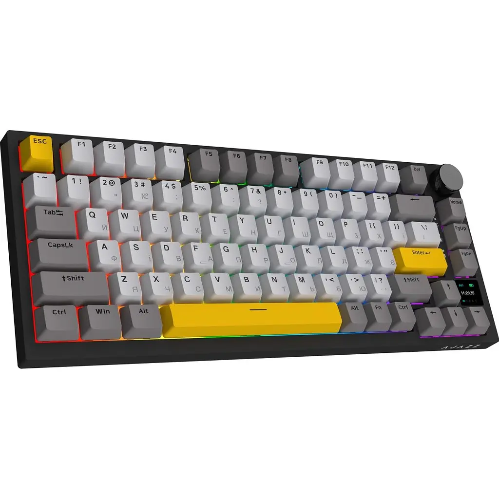 Клавіатура Ajazz AK820 Pro Gift Switch Black (AK820PRO-G-BGY) [129507] - фото 3