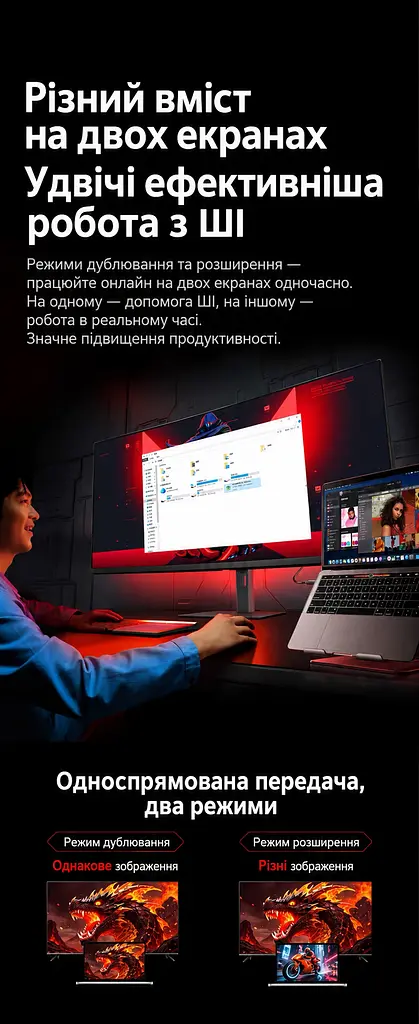 Відеокабель UGREEN CM774 USB-C - DisplayPort 1.4 8K 60 Гц 2 м чорний (45632) - фото 6