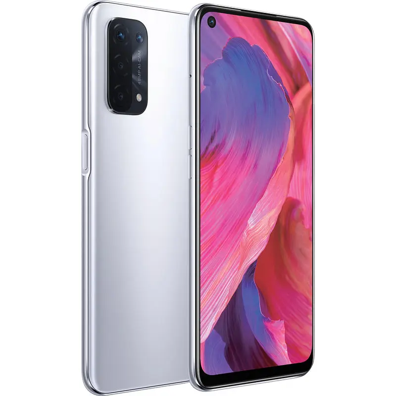Смартфон Oppo A74 5G 6/128GB Space Silver - фото 2