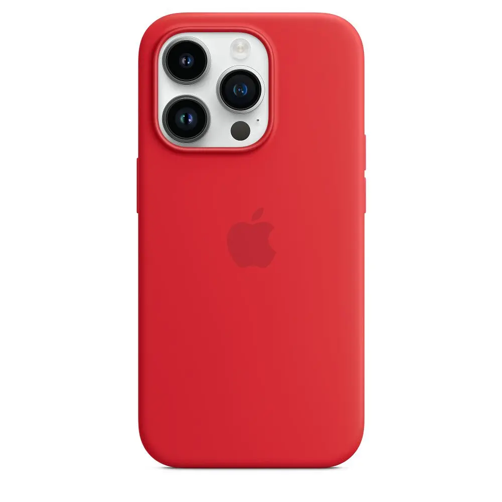 Чохол Silicone Case з MagSafe для Apple iPhone 14 Pro (Product Red) ААА [72711] - фото 5