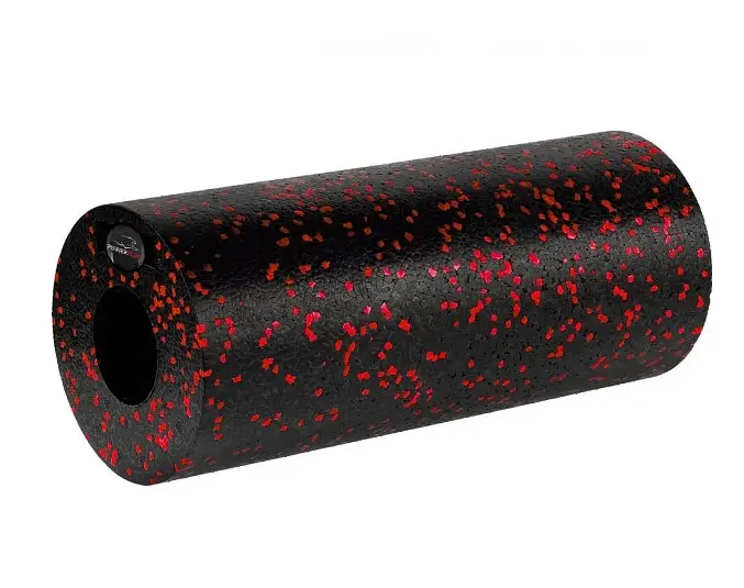 Массажный ролик (роллер) гладкий PowerPlay PP-4348 2 in 1 EPP Foam Roller Черно/Красный (33x14 см) (PP_4348_Red_(33*14)) - фото 3