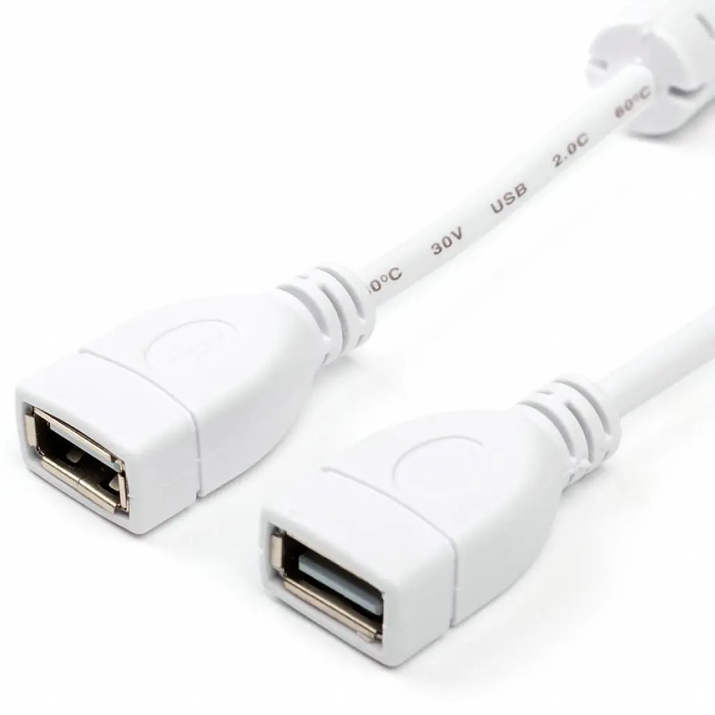Кабель для передавання даних Atcom USB 2.0 AF/AF 1.8 m (15647)