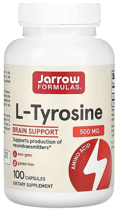L- тирозин Jarrow Formula L-Tyrosine 500 мг 100 капс