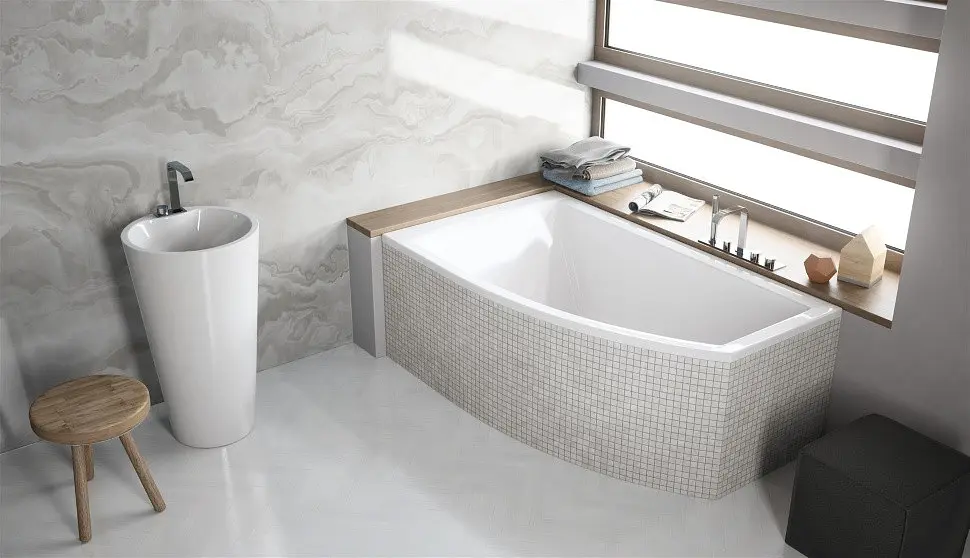 Ванна акриловая Radaway Sitera 160x95 левая + ножки + сифон (WA1-32-160x095LS) - фото 2