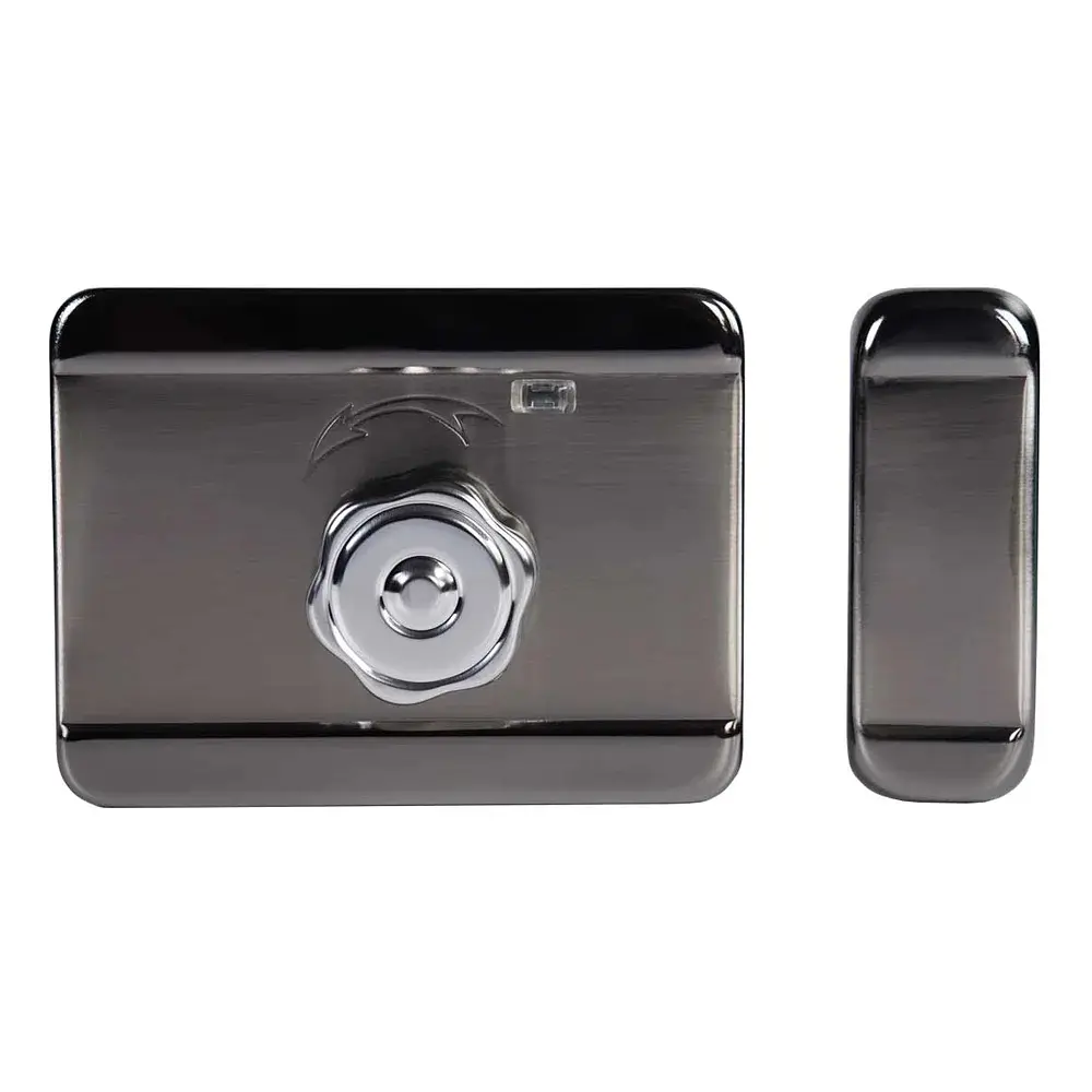 Замок біометричний автономний Trinix TRL-5201BTFW Black Left з Bluetooth, зчитувачем відбитків пальців і карт Mifare (65-00051) - фото 4