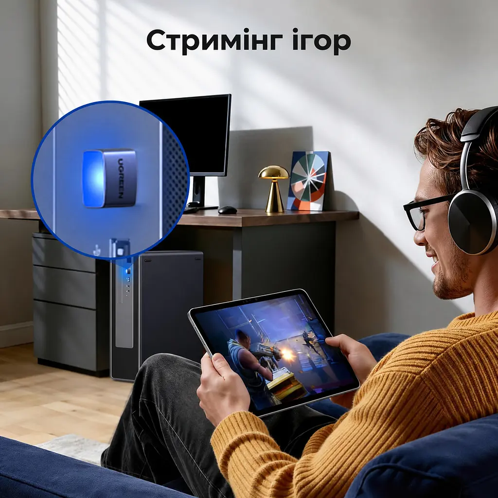 Емулятор монітора UGREEN CM775 комплект 4 шт. заглушка Dummy Plug штекер HDMI для відеовиходу комп’ютера до 4K 60 Гц (3840 × 2160) 4:2:0 для 4K 60 Гц потрібен вихід HDMI 2.0 для віддаленого керування ПК без екрана для стримінгу ігор сумісний із Windows 11/10 macOS та Linux без встановлення драйверів без зовнішнього живлення з гарячим підключенням з індикатором роботи алюмінієвий корпус для відведення тепла космічний сірий (95994) - фото 10