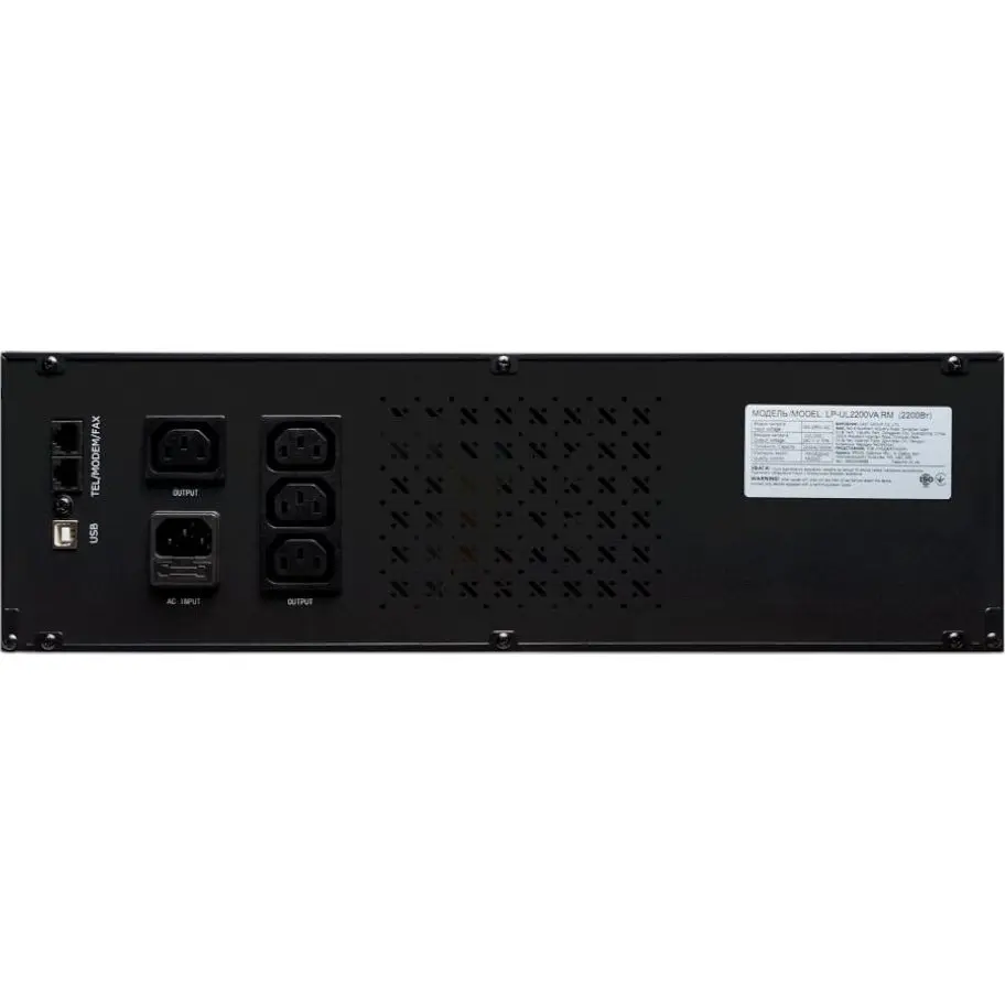 ДБЖ LogicPower LP-UL2200VA RM (23283) - фото 3