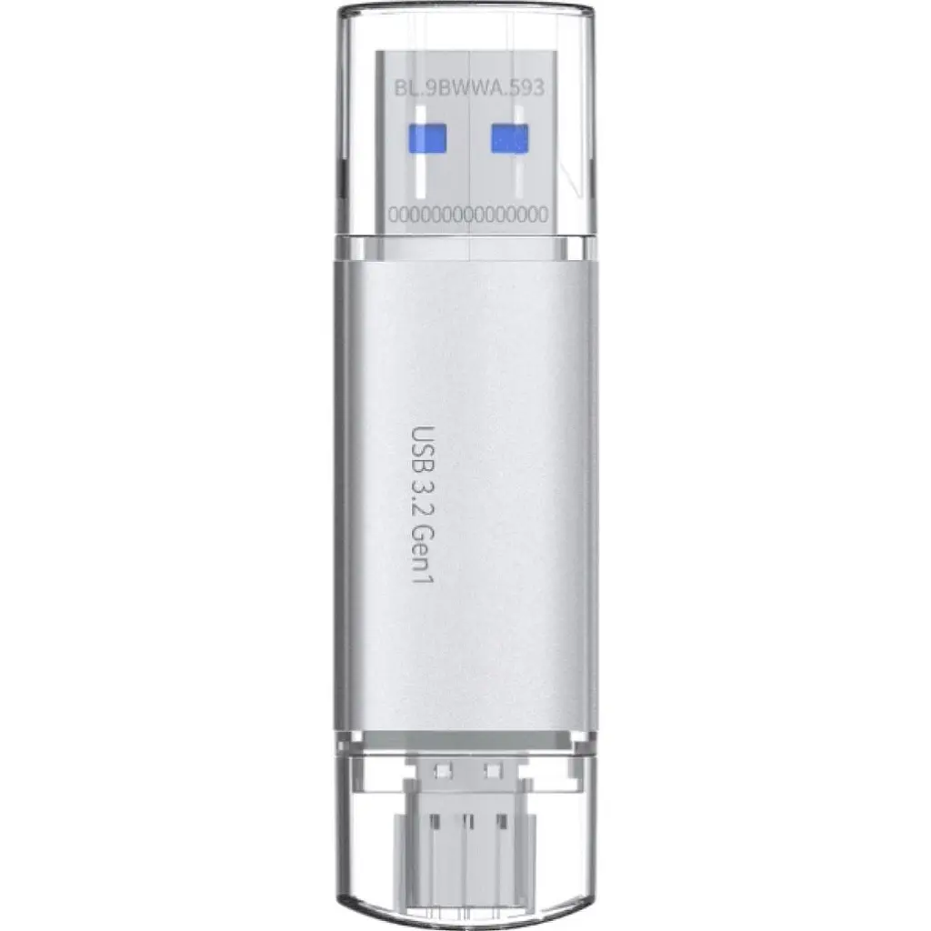 USB флеш-накопичувач Acer UT300 16GB USB 3.2 Metal (BL.9BWWA.587) - фото 2