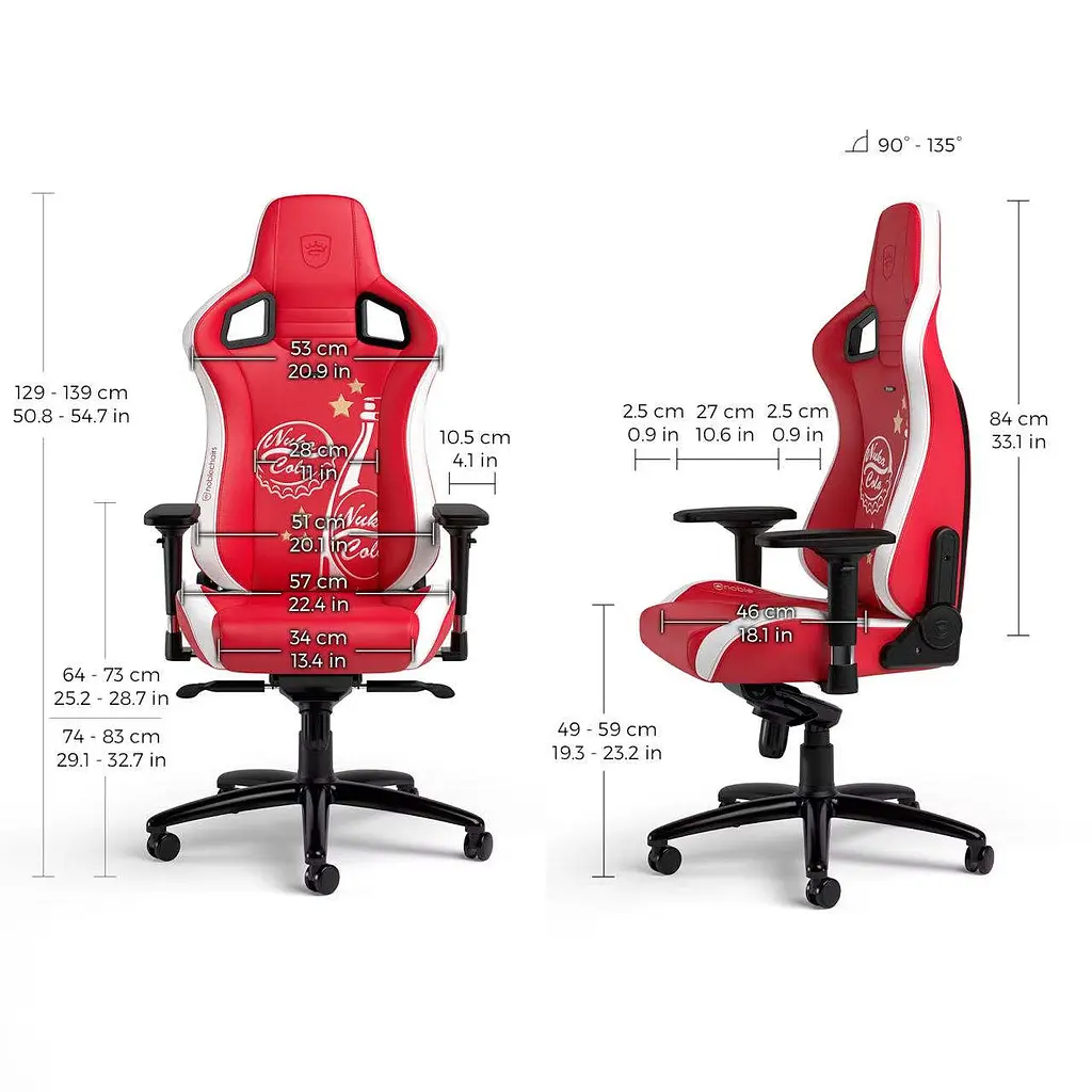 Ігрове крісло Noblechairs EPIC Fallout Nuka-Cool Edition - фото 9