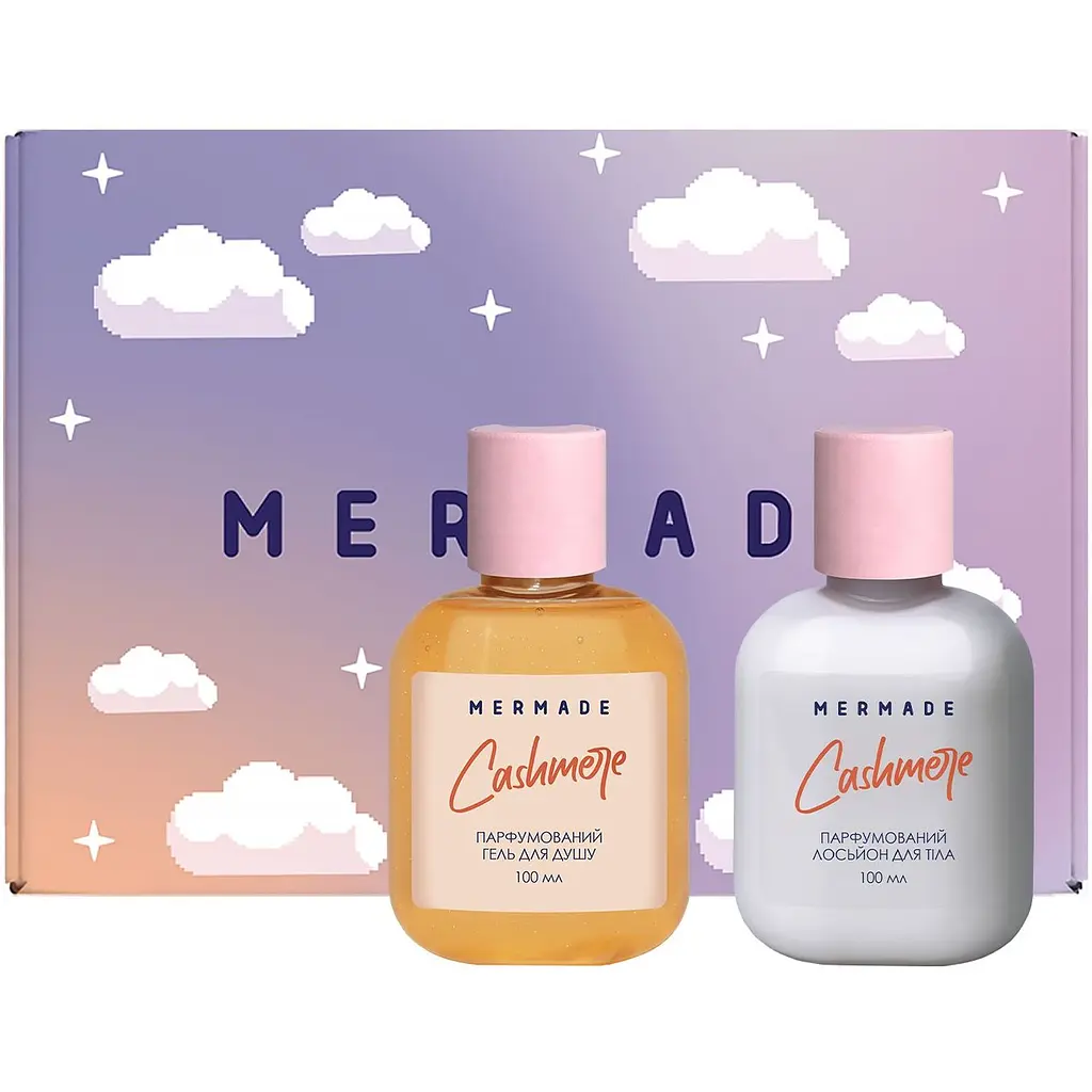 Парфумований набір для тіла Mermade Cashmere, гель для душу, 100 мл + лосьйон для тіла, 100 мл - фото 2
