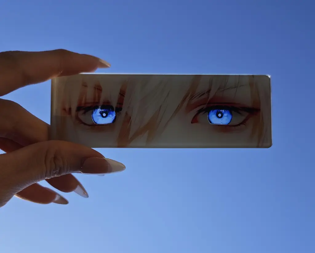 Брелок акриловий очі з переливом Love and Deepspace - фото 2