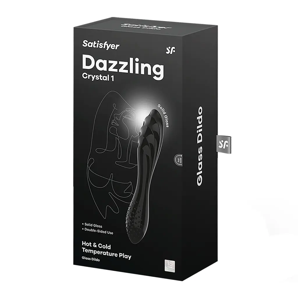 Фалоімітатор Satisfyer Dazzling Crystal 1 18.4 см чорний - фото 6