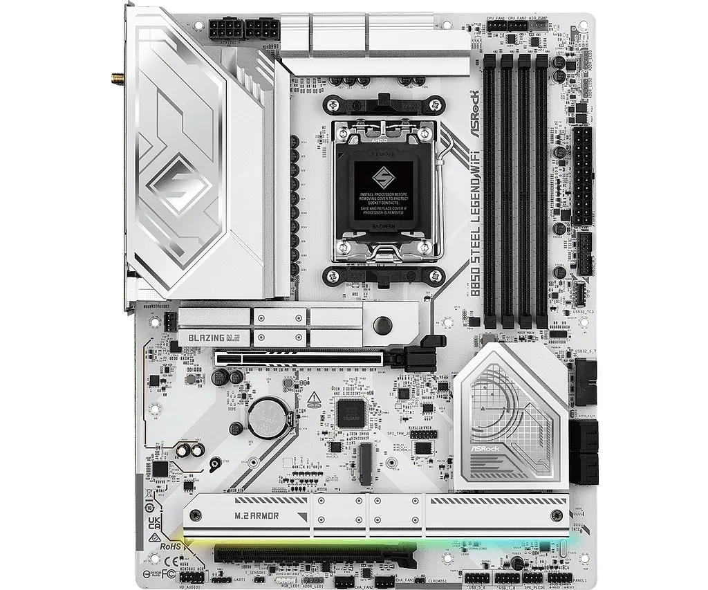 Материнська плата ASRock B850 Steel Legend WiFi Socket AM5 - фото 2