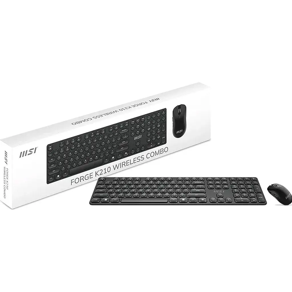 Комплект (клавіатура + миша) MSI Forge K210 Combo Black UA [175917] - фото 5