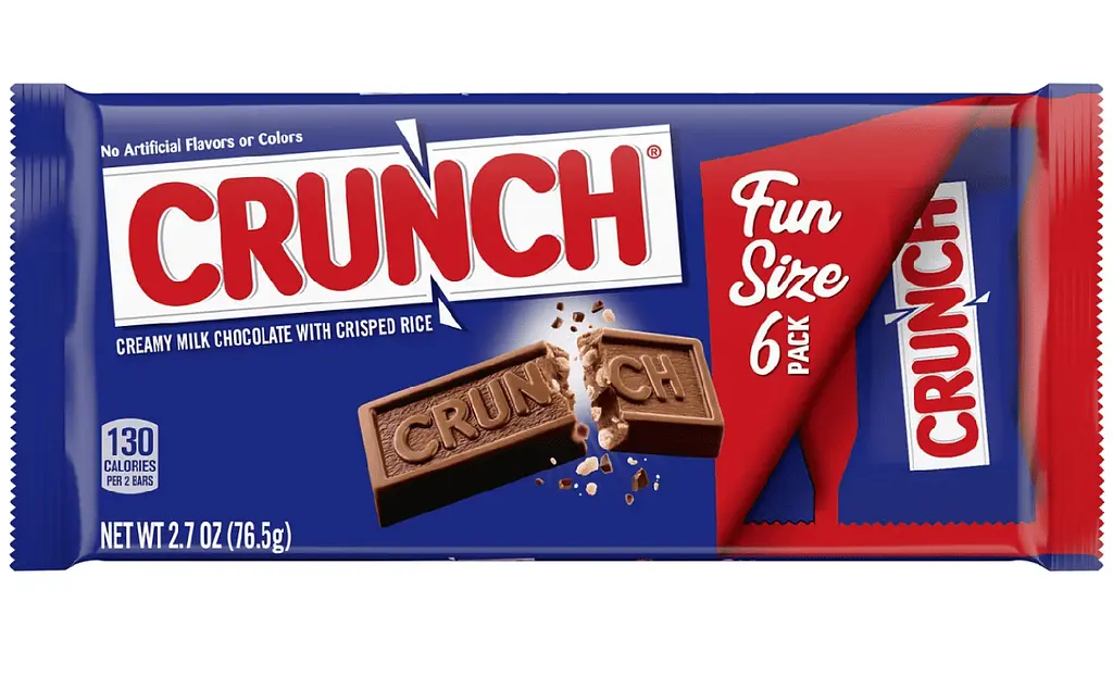 Шоколадні батончики Nestle Crunch Chocolate Bar Fun Size 76.5 г