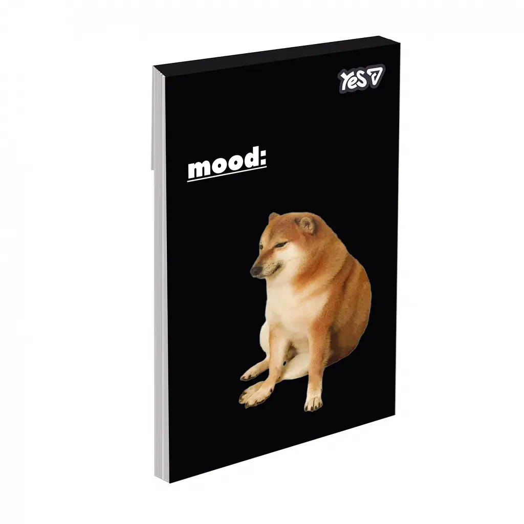 Блокнот Yes Mood А7 48 аркушів клітинка 1 шт. в асортименті (152580) - фото 5