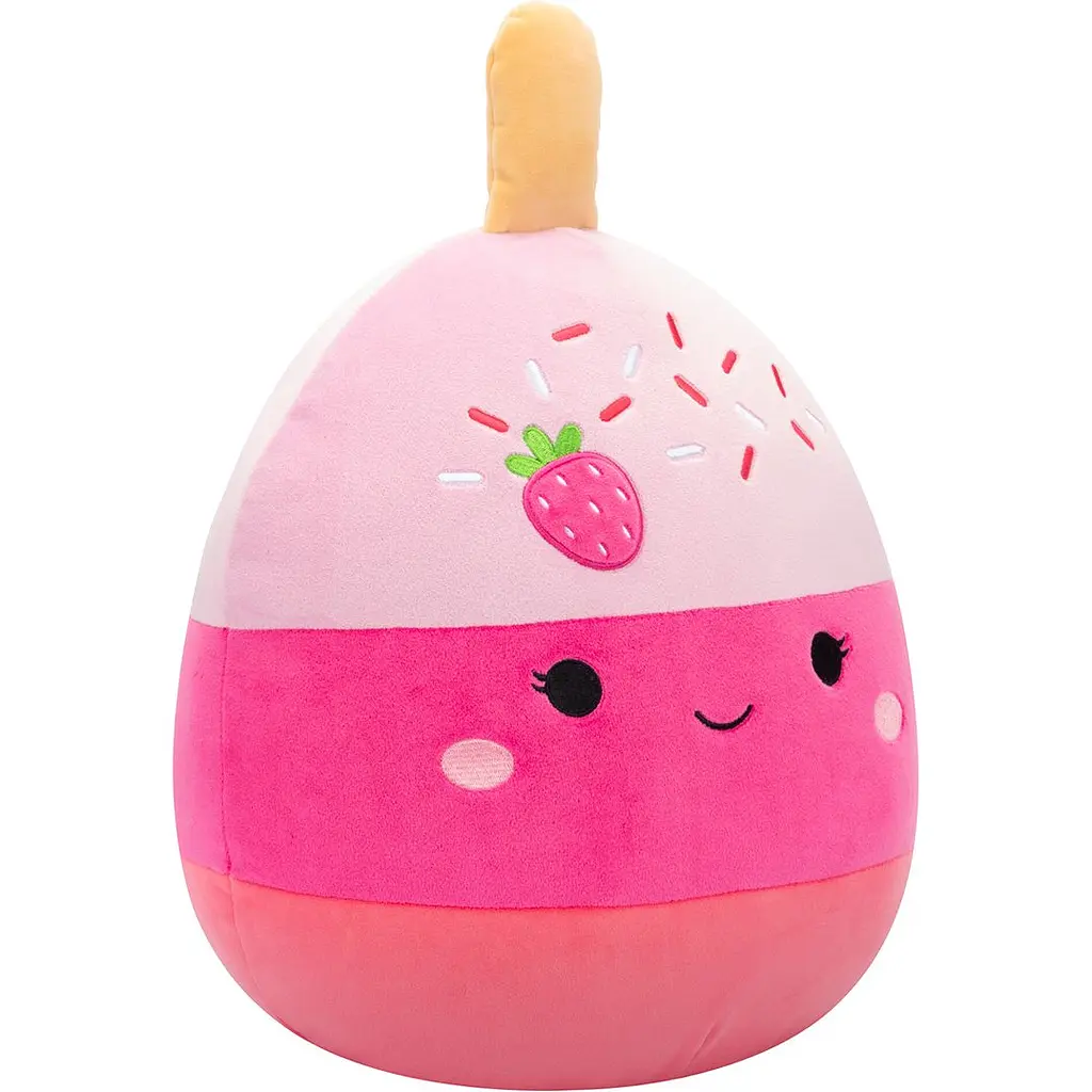 М'яка іграшка Squishmallows Полуничний кейк-поп Пама 30 см (SQCR06573) - фото 2