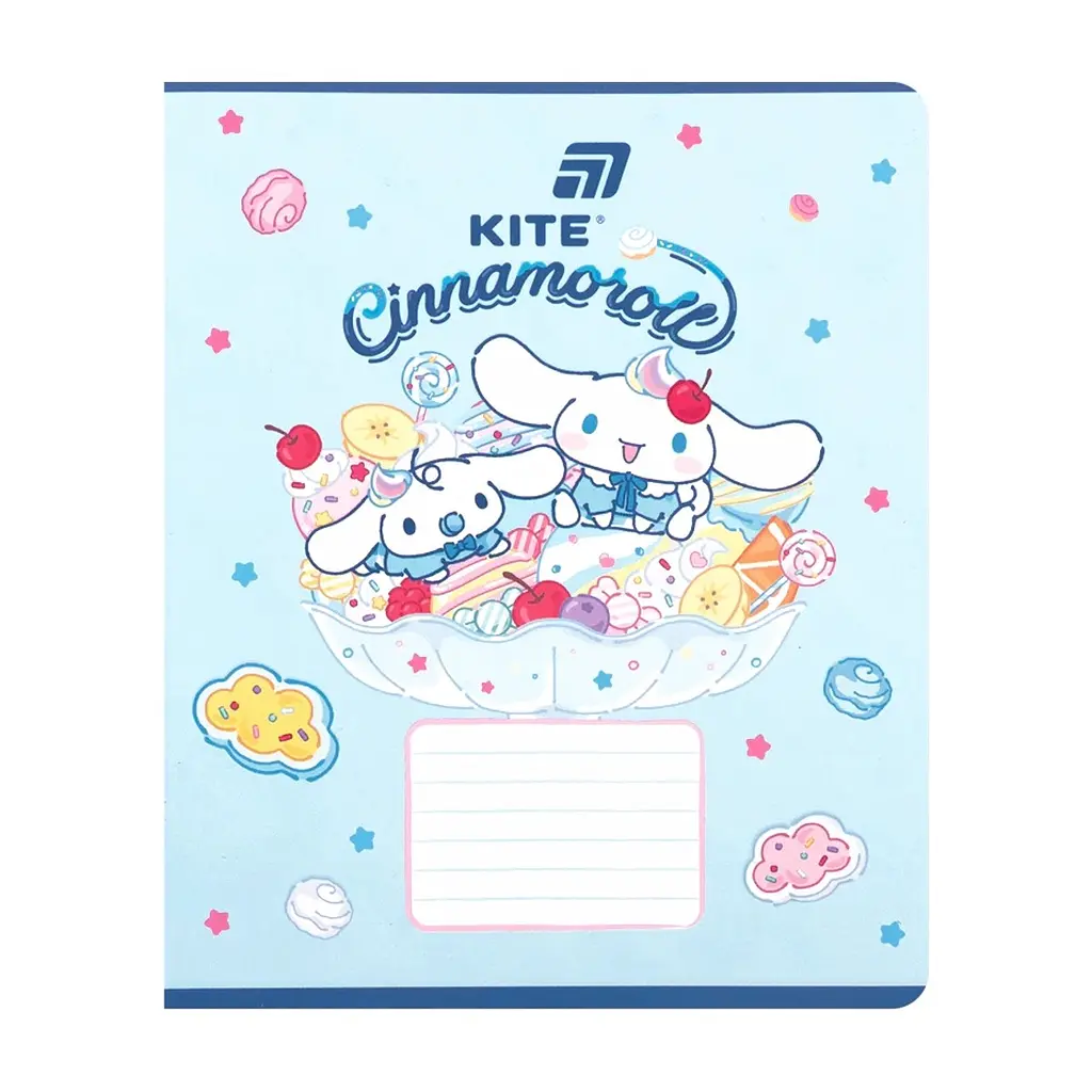 Зошит Kite Cinnamoroll, 18 аркушів, клітинка (CR26-236), в асортименті - фото 5