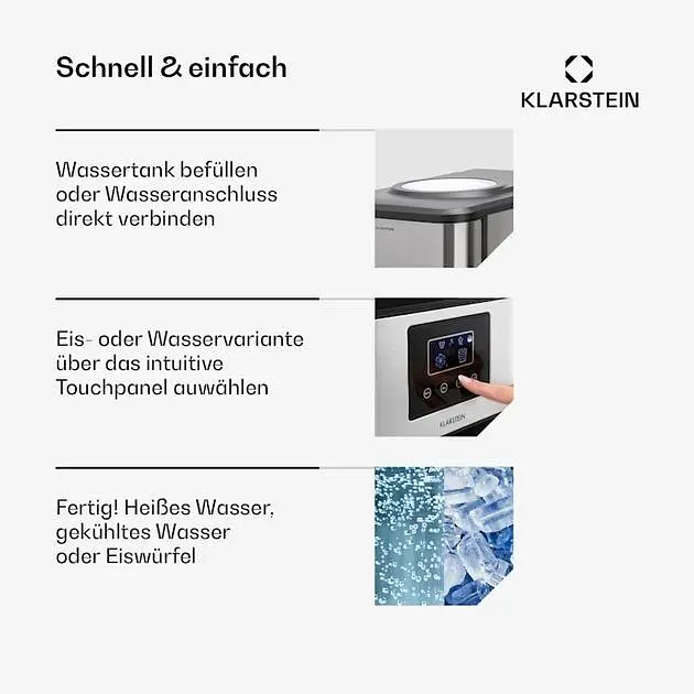 Ледогенератор Klarstein Aqueous (10041845) - фото 4