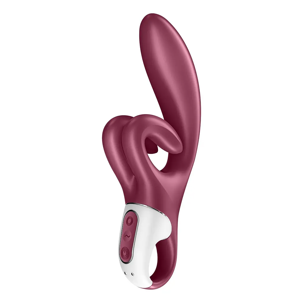 Вібратор-кролик Satisfyer Touch Me Red, подвійний відросток, 3 потужні мотори - фото 5