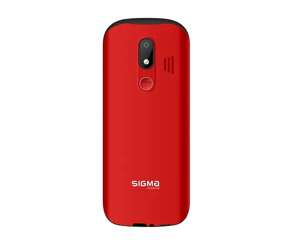 Телефон кнопковий Sigma mobile Comfort 50 Optima Type-C червоний (4827798122327) - фото 2