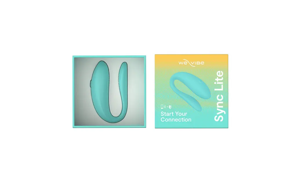 Смарт-вібратор для пар We-Vibe Sync Lite Aqua, 10 віброрежимів, можна поєднувати з проникним сексом - фото 7
