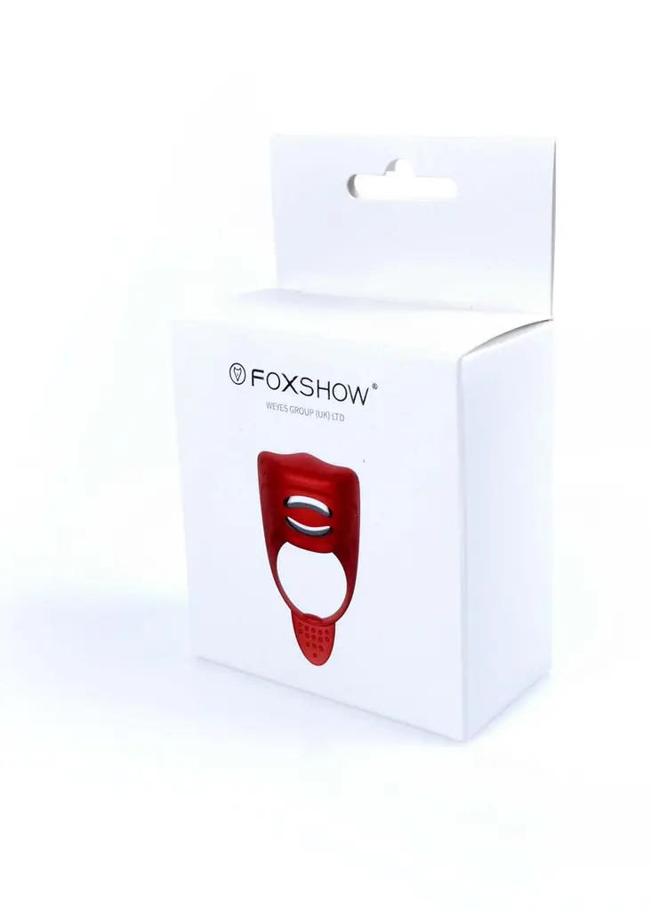 Ерекційне кільце з електростимуляцією FOXSHOW RING, ЧЕРВОНЕ Boss Series 63-00024 99065 - фото 7