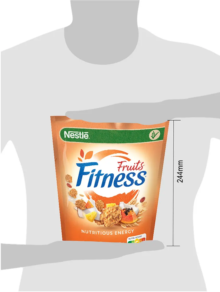 Готовый сухой завтрак Fitness & Fruits хлопья из цельной пшеницы с фруктами 225 г - фото 3