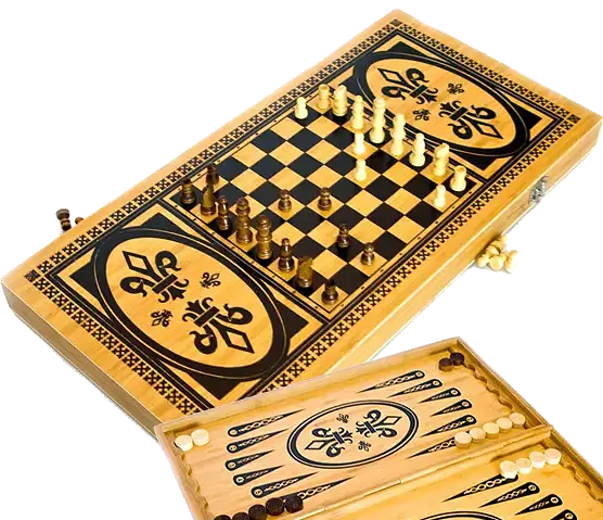 Нарды, шахматы, шашки 40х20 см - фото 3