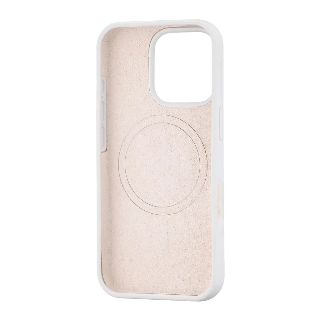 Чохол Silicone Case Full Cover with MagSafe iPhone 16 Pro White - фото 2