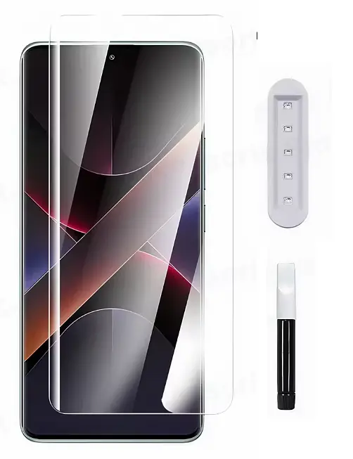 Захисне скло DK для Xiaomi Poco X7 UV Curved 017496 clear - фото 2