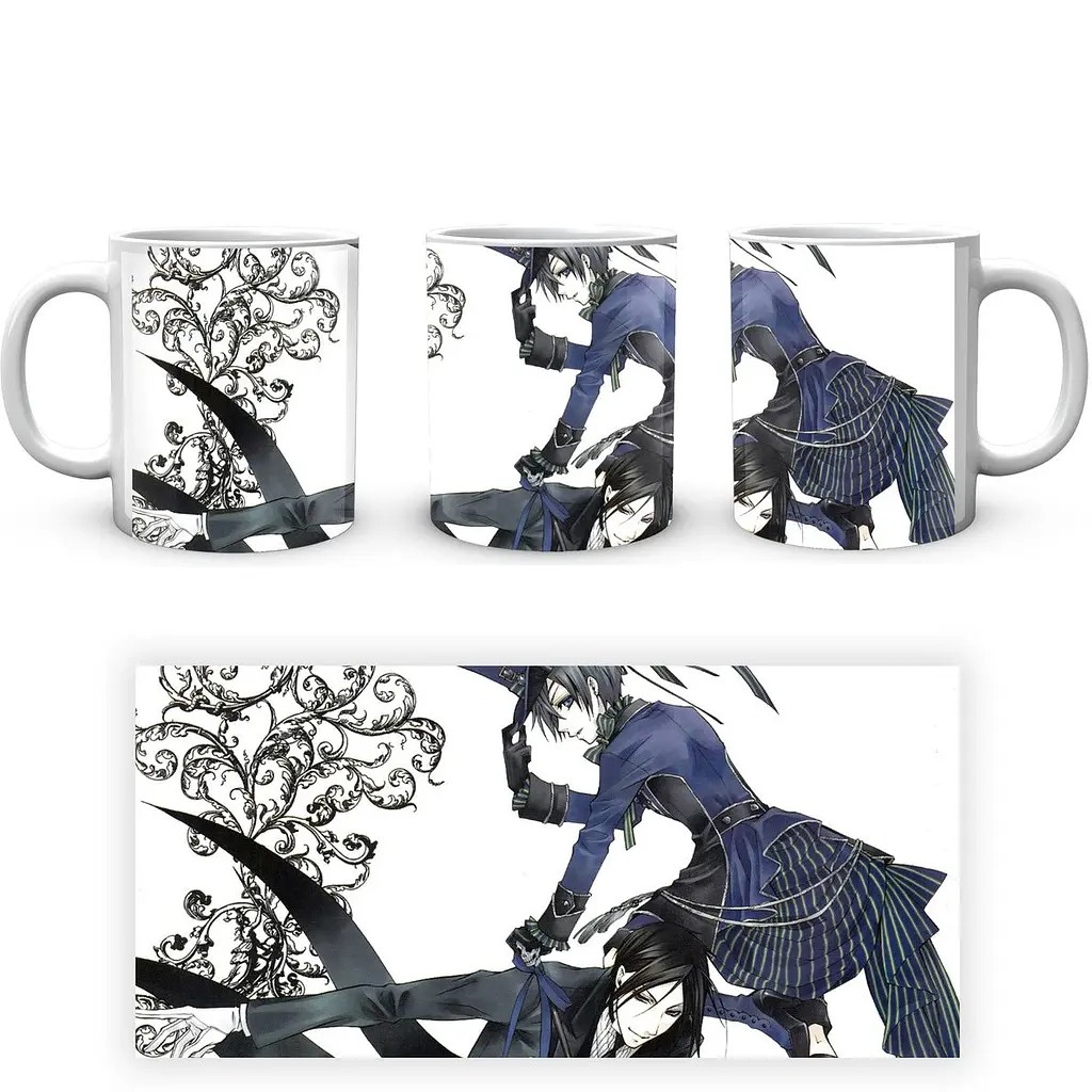 Кухоль GeekLand Black Butler Темний дворецкий Себастьян Сіель BLCKB 13 330 мл білий - фото 4