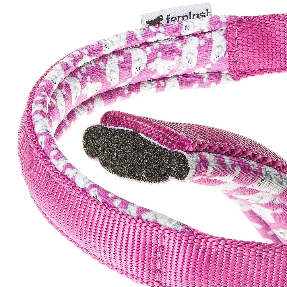 Нашийник для собак Ferplast Daytona Fantasy C25/53 нейлон рожевий 2.5х45-53 см 75232603 - фото 2