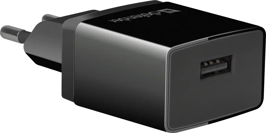 Зарядний пристрій 1xUSB 11W 2.1А + кабель micro-USB UPC-11 чорний Defender - фото 3