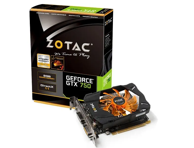Відеокарта GeForce GTX 750 2GB Zotac (ZT-70704-10M) Б/В