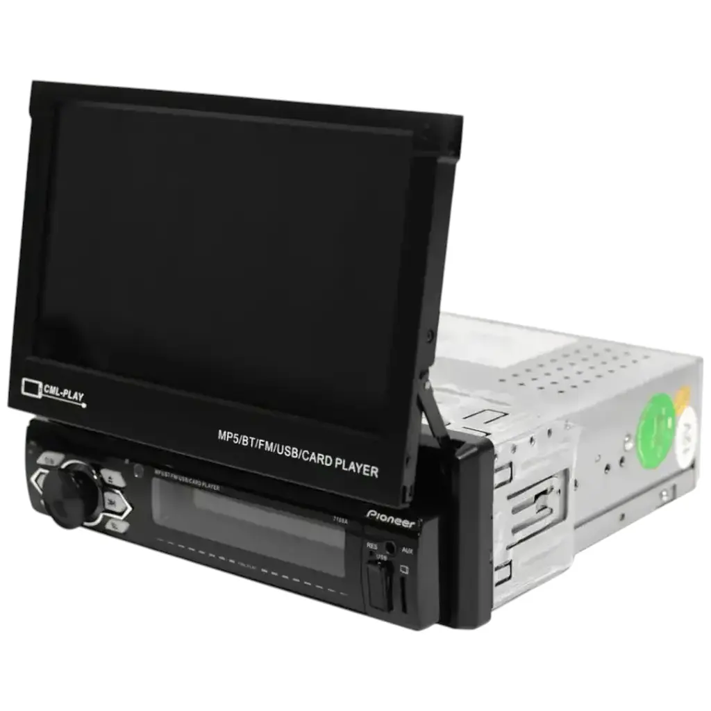 Автомагнітола Pioneer Car Audio Android 7188A 1DIN з висувним сенсорним екраном - фото 3