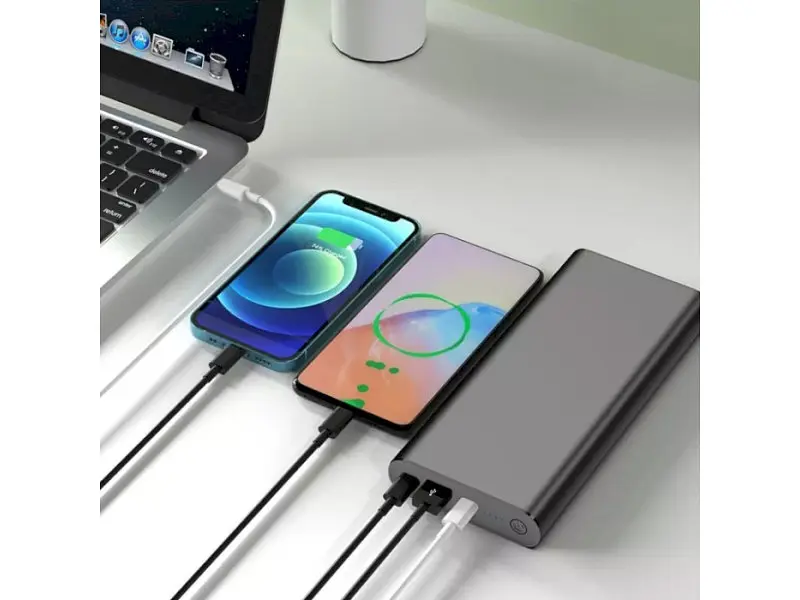 Зовнішній акумулятор (Power Bank) PowerPlant 26800mAh PD/100W+18W QC/3.0 USB-C*2 USB-A (PB930470) - фото 3