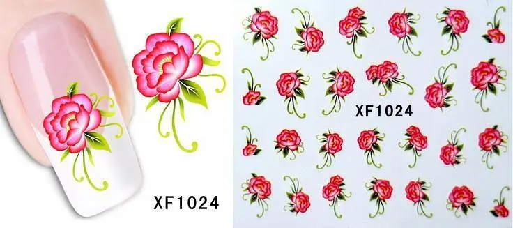 Наклейки для ногтей XF1024 - фото 2