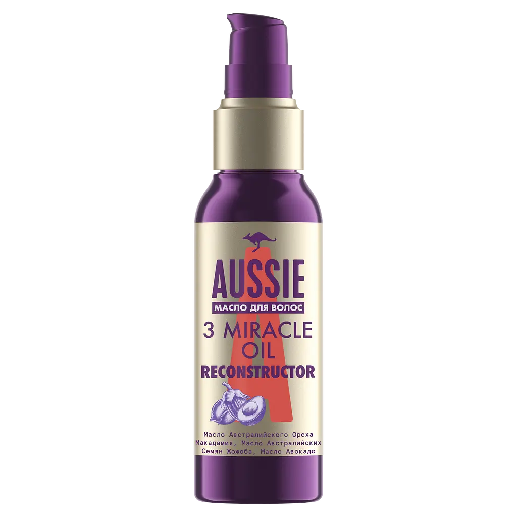 Олія для волосся Aussie 3 Miracle Oil Reconstructor, 100 мл - фото 2