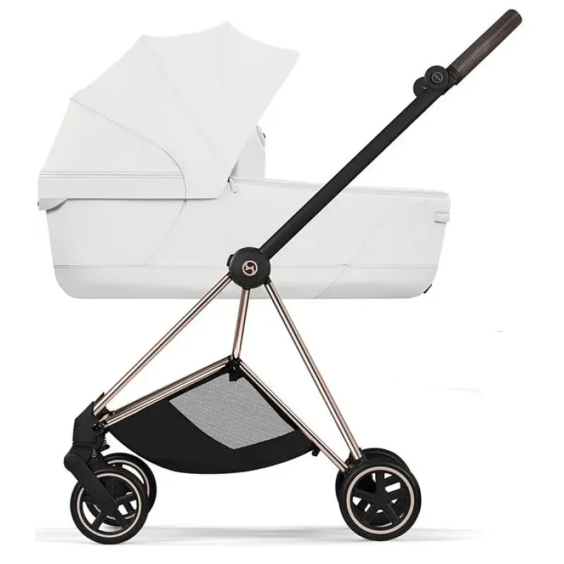 Cybex Mios Style 5.0 коляска 2 в 1 Off White шасі Rosegold - фото 2
