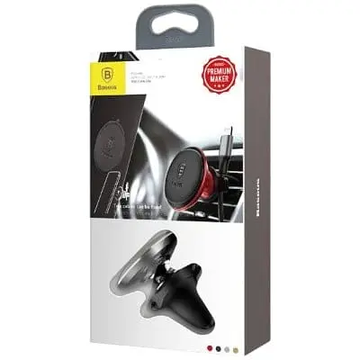 Автодержатель Baseus Magnetic Air Vent Car черный (SUGX020001)  - фото 6