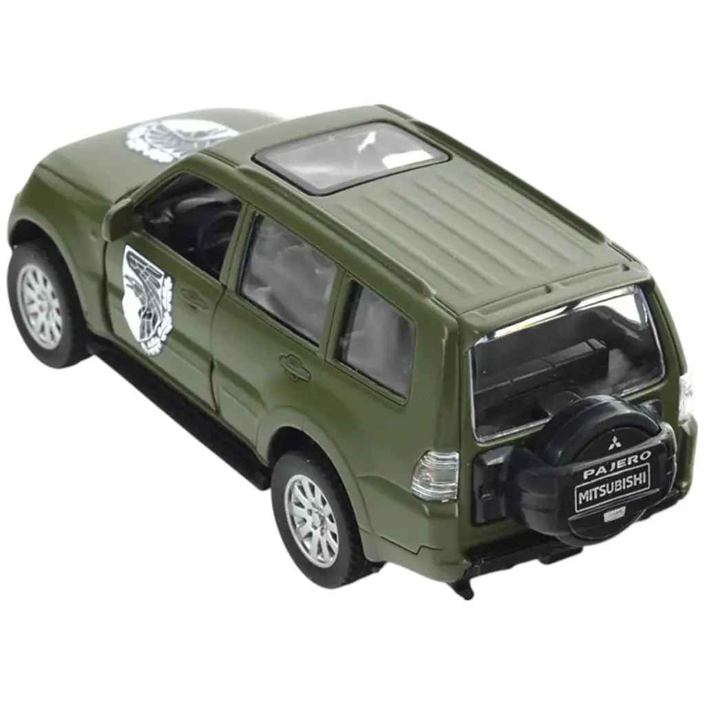 Автомодель TechnoDrive 250283M серія Шеврони Героїв Mitsubishi Pajero 4WD Tubro 93 ОМБр - фото 11