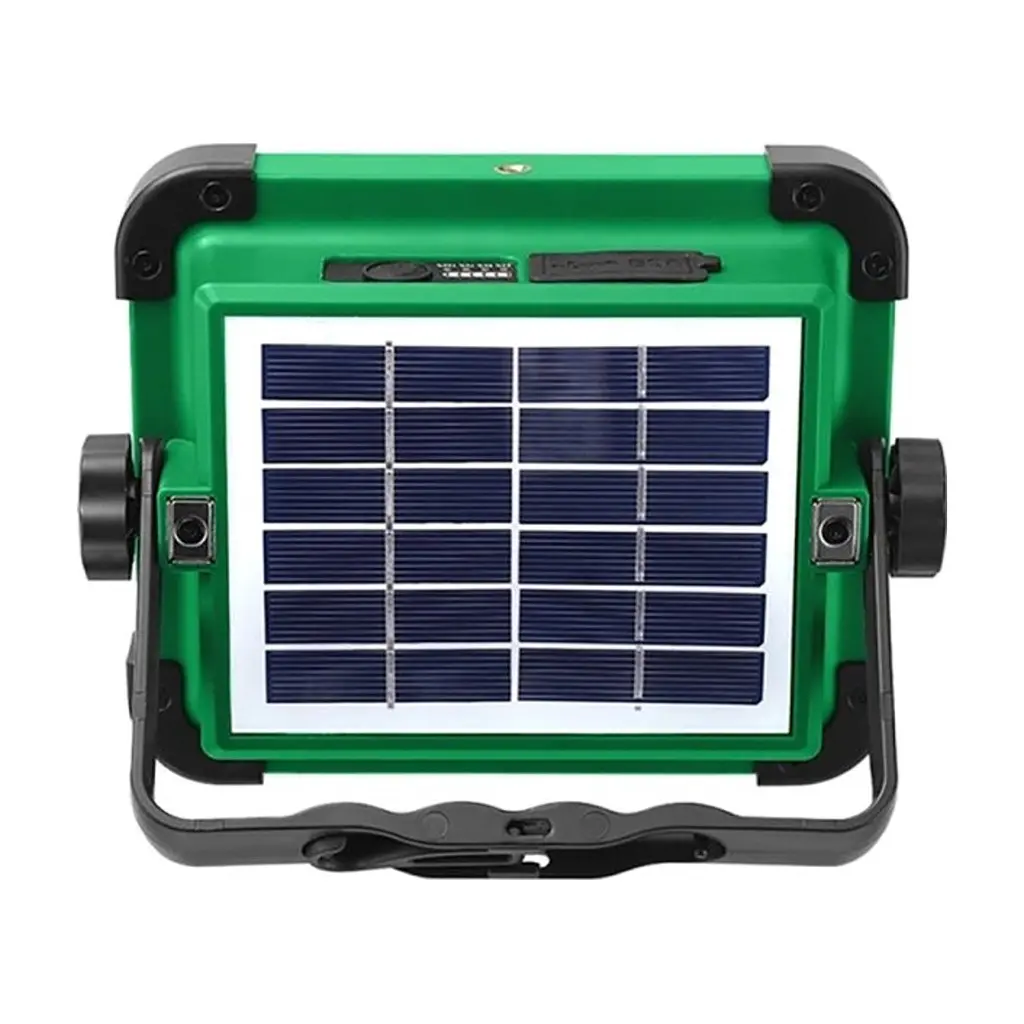 Ліхтар NEWVEW NV-S1 200W Solar Panel 3600mAh Green (NWVW-NV-S1-GN) - фото 2