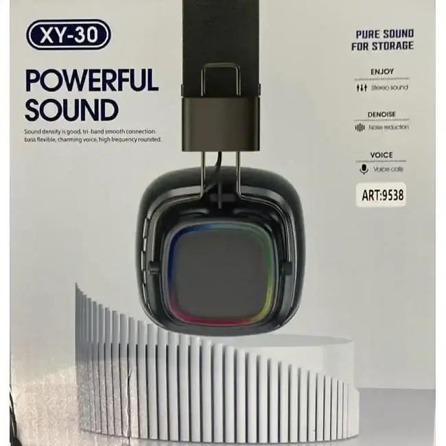 Бездротові навушники накладні Bluetooth MDR Marshall BT XY-30 / 9538 USB - фото 4