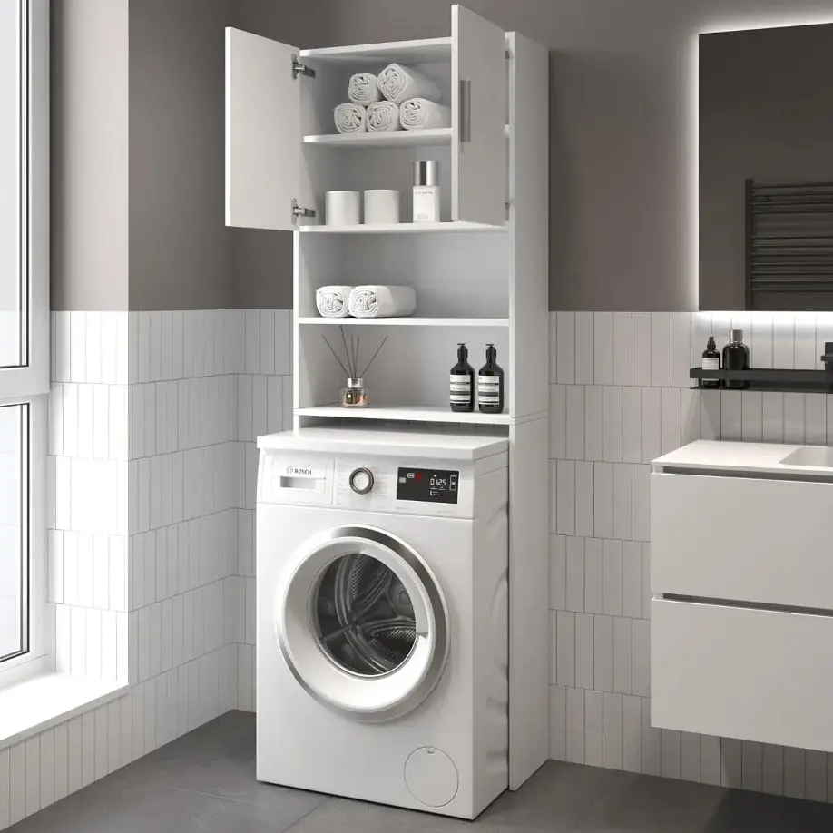 Тумба під пральну машину VAYS M-107 антрацит 64×25×190 см - фото 2